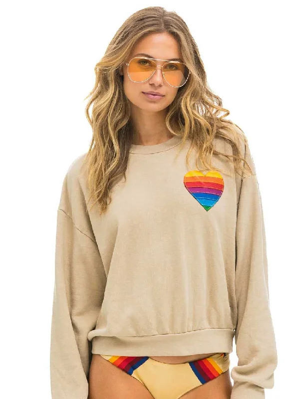 wireless women bikini briefs for a soft feelAviator Nation Women's Rainbow Heart Stitch Relaxed Crew Sweatshirt - Sand Tan wireless women bikini briefs for a soft feelAviator Nation Women's Rainbow Heart Stitch Relaxed Crew Sweatshirt - Sand Tan