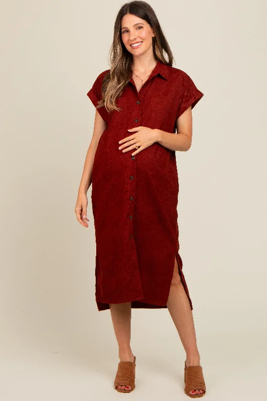 sexy lace push up bras for special occasionsRust Corduroy Button Down Maternity Midi Dress sexy lace push up bras for special occasionsRust Corduroy Button Down Maternity Midi Dress