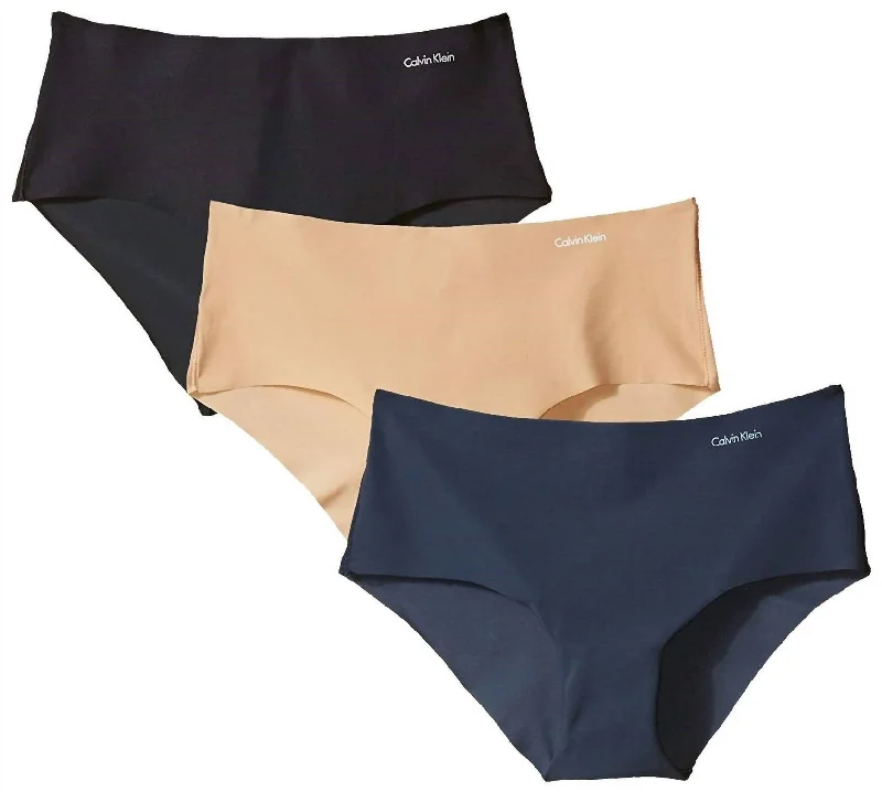 vintage style women lingerie for a classic charmWomen's 3-Pack Invisibles Hipster Panty In Black/light Caramel/speakeasy vintage style women lingerie for a classic charmWomen's 3-Pack Invisibles Hipster Panty In Black/light Caramel/speakeasy