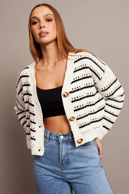 maternity women cardigan for expecting momsBeige Stripe Oversized Knit Cardigan V Neck Stripe maternity women cardigan for expecting momsBeige Stripe Oversized Knit Cardigan V Neck Stripe