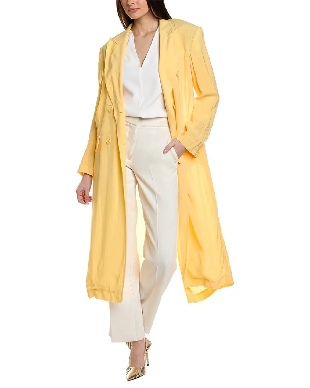 Skinny - leg women's overalls for a sleek lookSportmax Lyon Overcoat