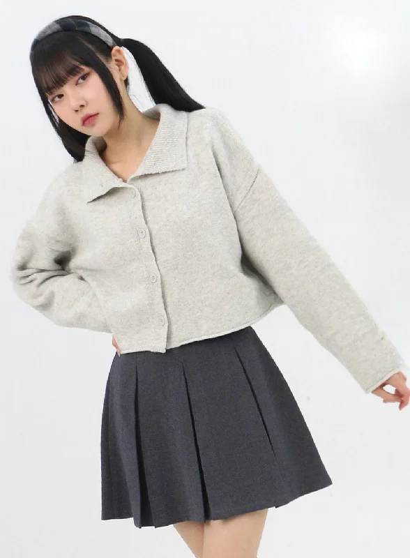 sequin embellished women cardigan for special occasionsCollar Crop Cardigan IN314