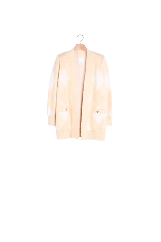 cashmere blend women cardigan for a luxurious feelCardi coat à motifs jacquard