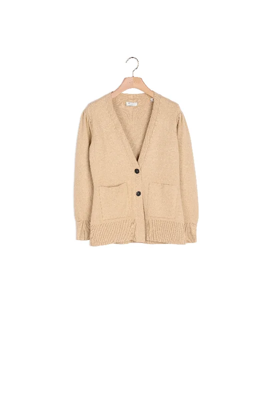 cashmere blend women cardigan for a luxurious feelCardigan long boutonné