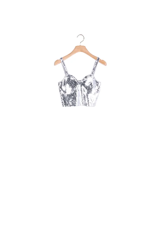 floral print women cardigan for a feminine touchBrassière à sequins