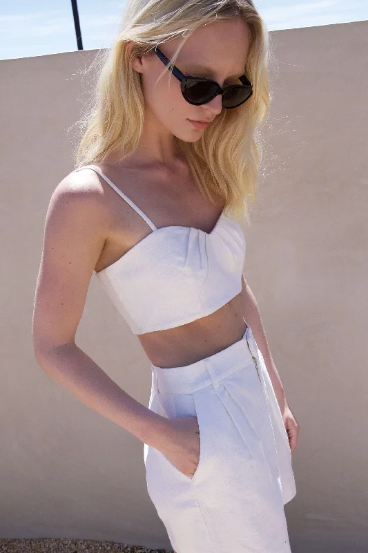 button down women cardigan with vintage buttonsSWEETHEART NECKLINE CROP TOP