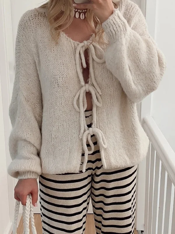 cashmere blend women cardigan for a luxurious feelTied Long Sleeve Dropped Shoulder Cardigan cashmere blend women cardigan for a luxurious feelTied Long Sleeve Dropped Shoulder Cardigan