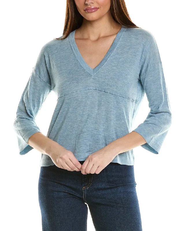 Autumn Cashmere Bell Sleeve Cashmere Sweater