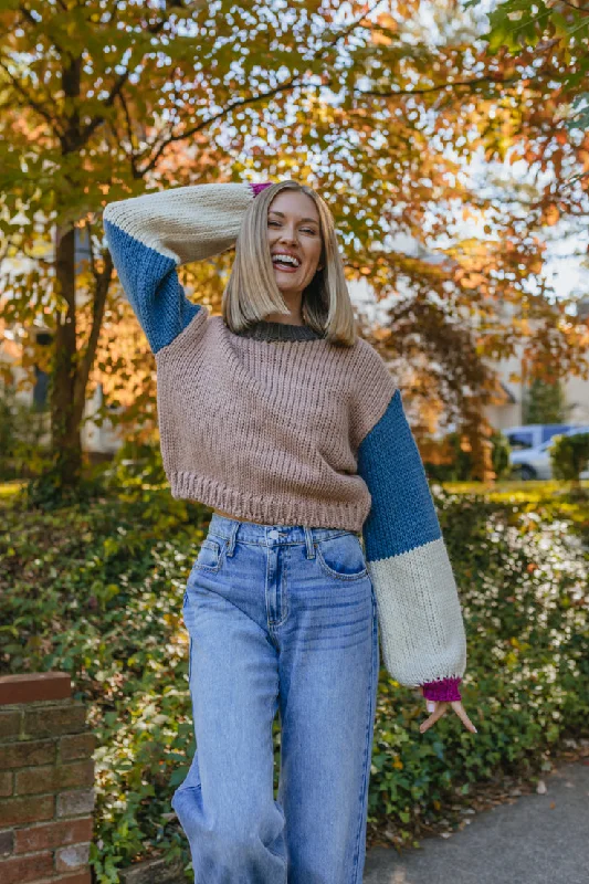 Plus Size Women's Oversized Chunky Knit SweatersBellamy Sweater