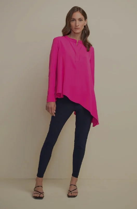 Joseph Ribkoff Breezy, Asymmetric Hem Blouse