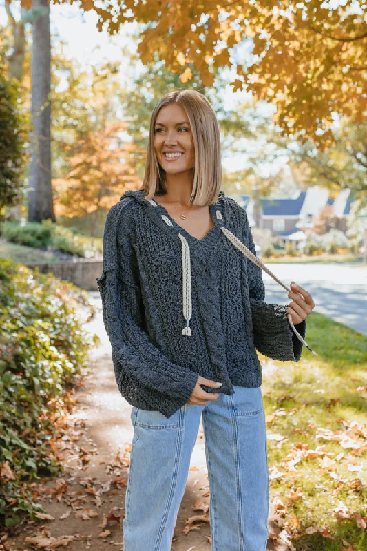 Button - Down Women's Shetland Wool Sweaters in Traditional PatternsDark and Stormy Sweater