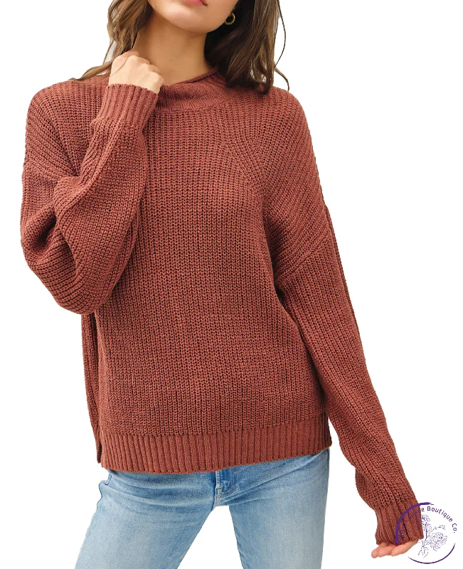 Mock Neck Women's Alpaca Wool Sweaters in Earth TonesFall Days Chunky Mock Neck Sweater Mock Neck Women's Alpaca Wool Sweaters in Earth TonesFall Days Chunky Mock Neck Sweater