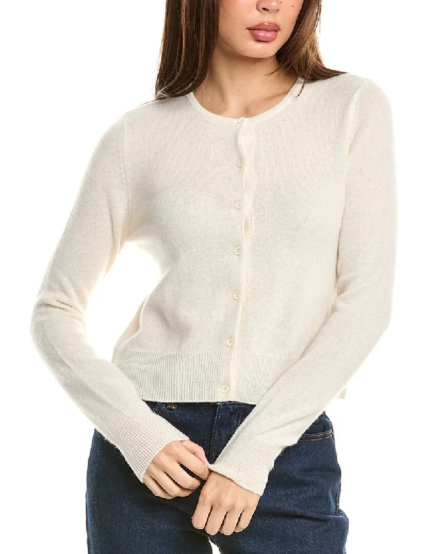 floral print women cardigan for a feminine touchForte Cashmere Cropped Cashmere Cardigan floral print women cardigan for a feminine touchForte Cashmere Cropped Cashmere Cardigan