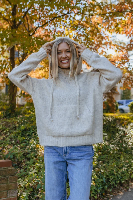 Mock Neck Women's Alpaca Wool Sweaters in Earth TonesFreddie Sweater