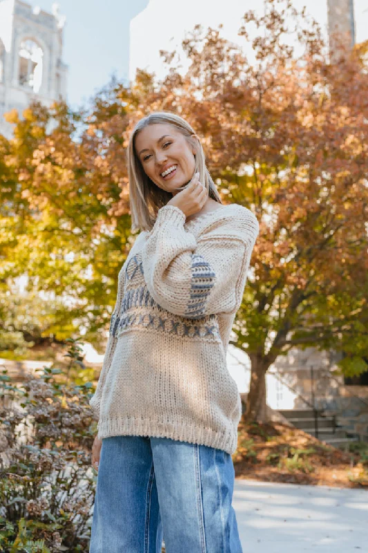 Mock Neck Women's Alpaca Wool Sweaters in Earth TonesHaisley Sweater