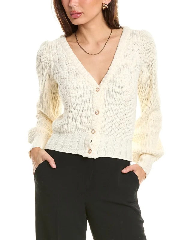 floral print women cardigan for a feminine touchHarper Embroidered Cardigan