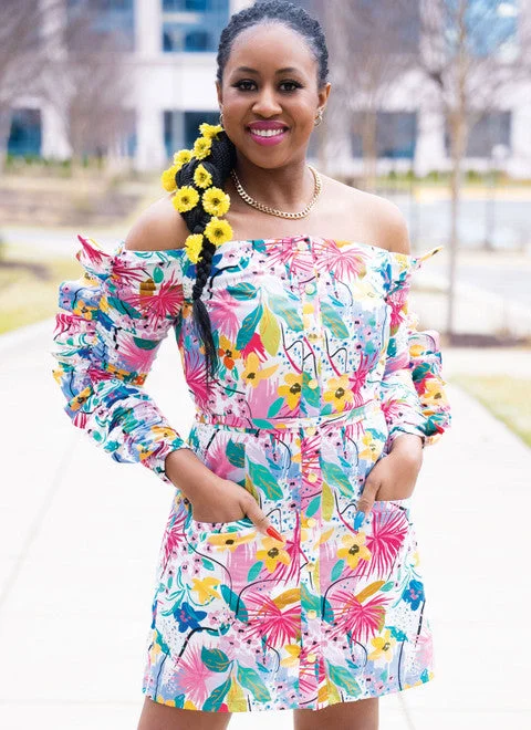 Maxi Women Dress with Floral Print for a Bohemian VibeKnow Me Dress, Top & Shorts ME2042 Maxi Women Dress with Floral Print for a Bohemian VibeKnow Me Dress, Top & Shorts ME2042