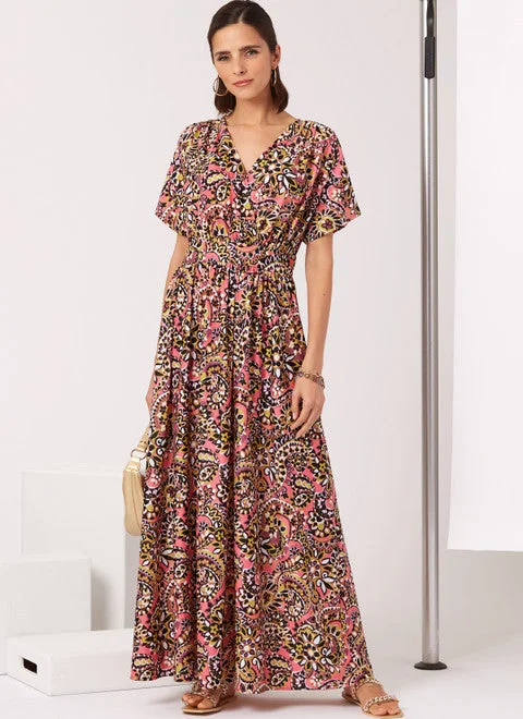 Long - Sleeve Women Dress in Velvet for a Luxurious Winter LookNew Look Dresses N6751 Long - Sleeve Women Dress in Velvet for a Luxurious Winter LookNew Look Dresses N6751