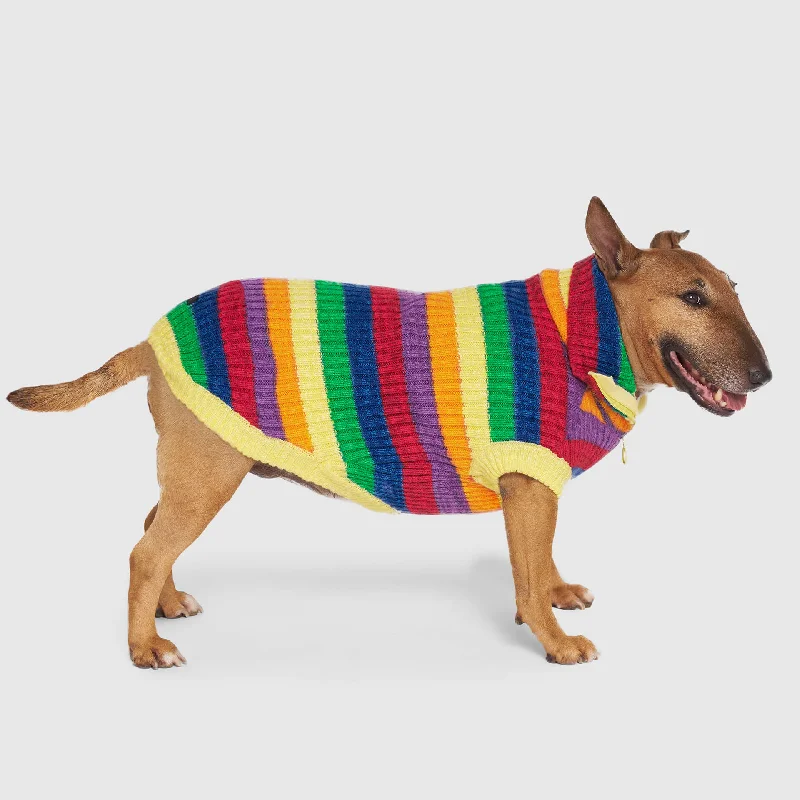 High - Low Hem Women's Cashmere - Blended SweatersOver The Rainbow Sweater