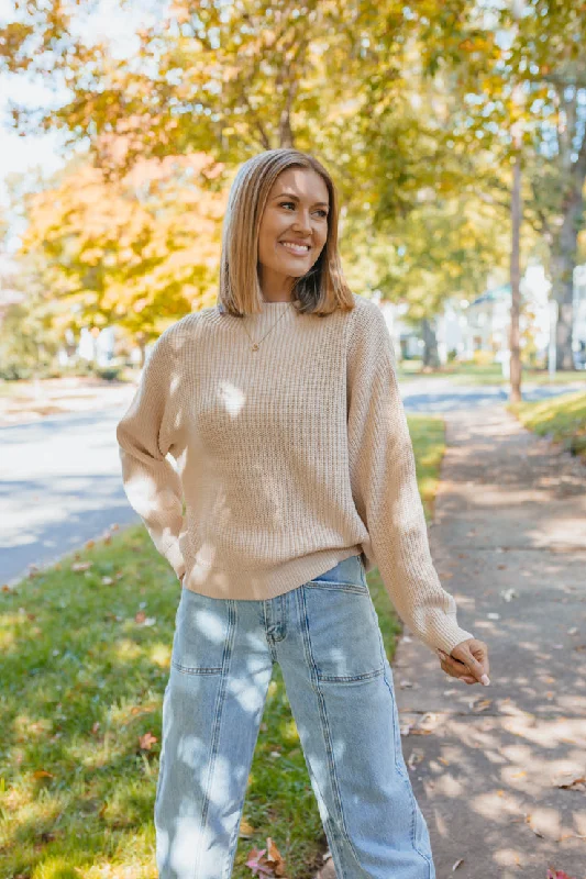 Plus Size Women's Oversized Chunky Knit SweatersPortia Sweater