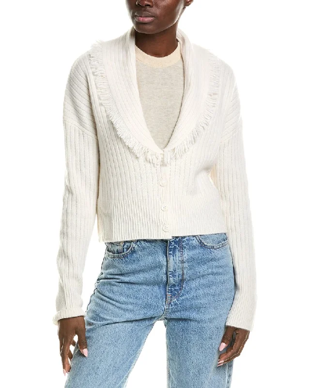 hand knitted women cardigan with artisanal charmQUINN Cropped Shawl Collar Cashmere Cardigan hand knitted women cardigan with artisanal charmQUINN Cropped Shawl Collar Cashmere Cardigan