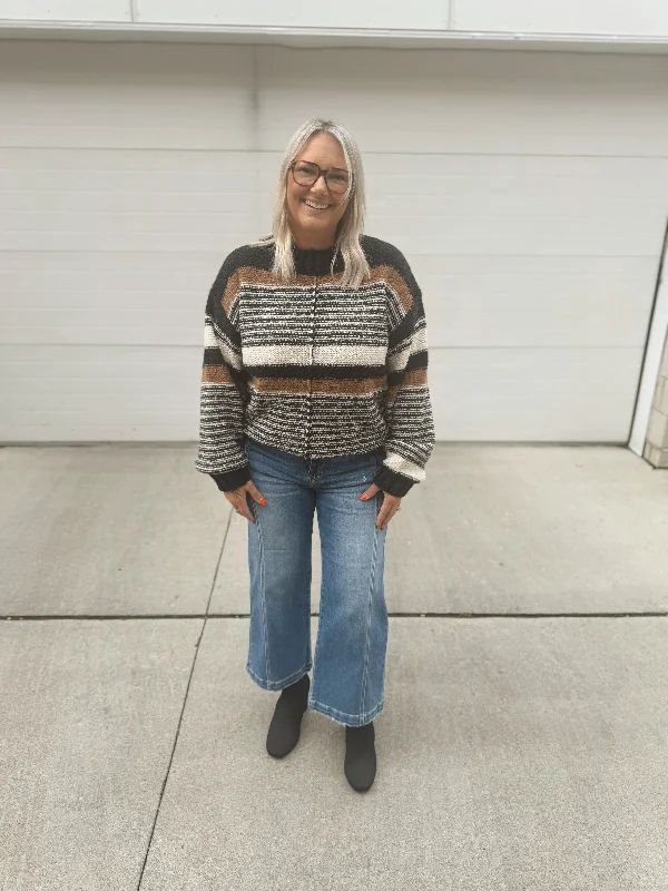 Bell - Sleeve Women's Mohair - Wool Blend SweatersRust Vibes Sweater