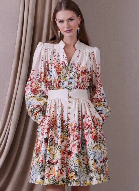 Sleeveless Women Dress in Bright Colors for Summer PartiesVogue Dress V1934
