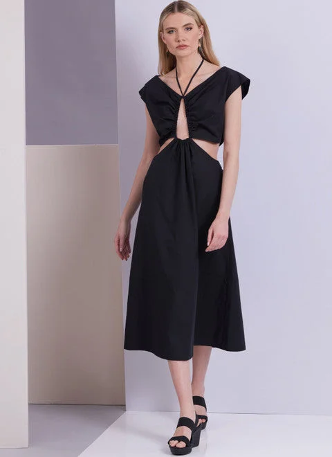 Off - the - Shoulder Women Dress for a Romantic and Feminine LookVogue Dress V1951