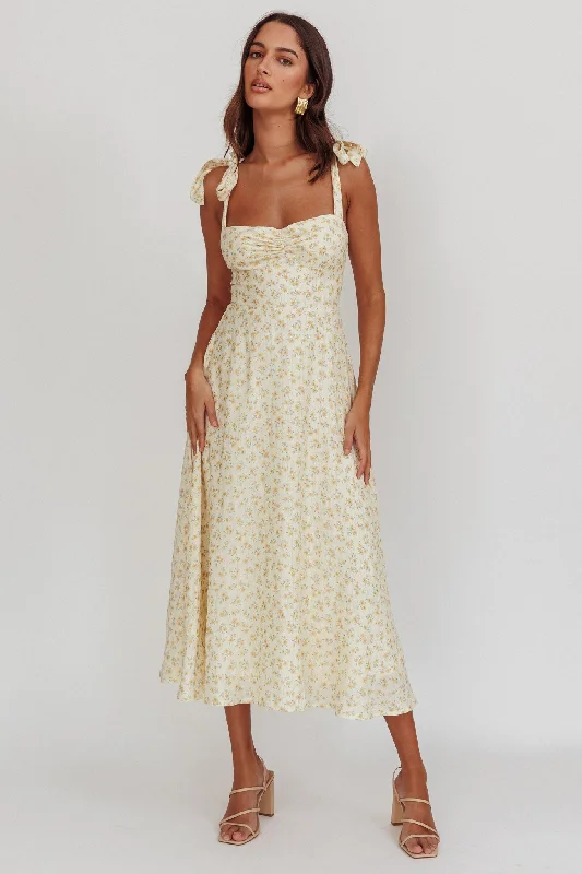 Little Black Women Dress with Sequins for a Glamorous Night OutSweet Pea Floral Tied Straps Midi Dress Yellow Little Black Women Dress with Sequins for a Glamorous Night OutSweet Pea Floral Tied Straps Midi Dress Yellow
