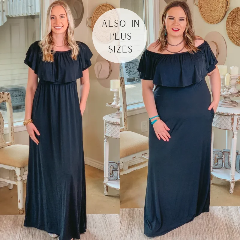 Off - the - Shoulder Women Dress for a Romantic and Feminine Look Off - the - Shoulder Women Dress for a Romantic and Feminine Look For Forever Bulgari Ruffled Maxi Dress in Black Off - the - Shoulder Women Dress for a Romantic and Feminine Look Off - the - Shoulder Women Dress for a Romantic and Feminine Look For Forever Bulgari Ruffled Maxi Dress in Black