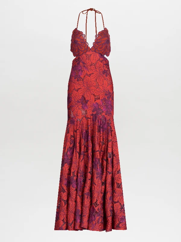 Plus Size Women Dress with a Flattering A - Line Cut for Comfort and Style Plus Size Women Dress with a Flattering A - Line Cut for Comfort and Style Cara Dress Red Magenta Embroidery Plus Size Women Dress with a Flattering A - Line Cut for Comfort and Style Plus Size Women Dress with a Flattering A - Line Cut for Comfort and Style Cara Dress Red Magenta Embroidery
