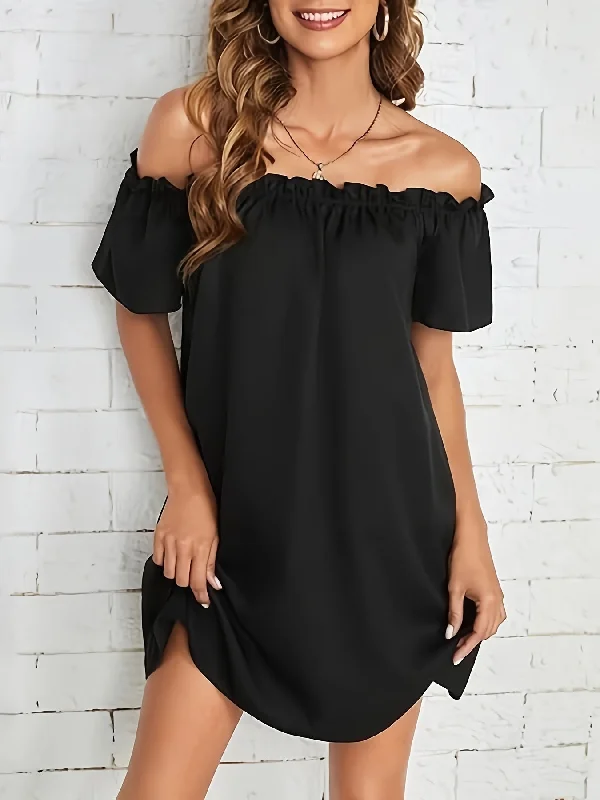 Little Black Women Dress with Sequins for a Glamorous Night Out Little Black Women Dress with Sequins for a Glamorous Night Out Off Shoulder Loose Dress, Casual Short Sleeve Dress For Spring & Summer, Women's Clothing Little Black Women Dress with Sequins for a Glamorous Night Out Little Black Women Dress with Sequins for a Glamorous Night Out Off Shoulder Loose Dress, Casual Short Sleeve Dress For Spring & Summer, Women's Clothing