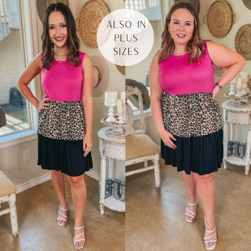Empire Waist Women Dress to Accentuate the Bust and Conceal the Waist Empire Waist Women Dress to Accentuate the Bust and Conceal the Waist Right On Time Ruffle Tiered Leopard Print Block Dress in Fuchsia Empire Waist Women Dress to Accentuate the Bust and Conceal the Waist Empire Waist Women Dress to Accentuate the Bust and Conceal the Waist Right On Time Ruffle Tiered Leopard Print Block Dress in Fuchsia