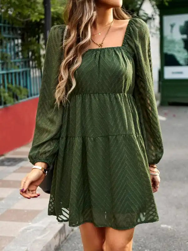 Long - Sleeve Women Dress in Velvet for a Luxurious Winter Look Long - Sleeve Women Dress in Velvet for a Luxurious Winter Look Temperament elegant long sleeve waist dress Long - Sleeve Women Dress in Velvet for a Luxurious Winter Look Long - Sleeve Women Dress in Velvet for a Luxurious Winter Look Temperament elegant long sleeve waist dress