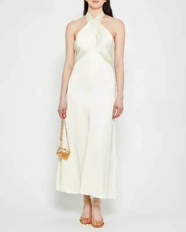 Sleeveless midi dresses with lace details for summer weddingsWillie Dress