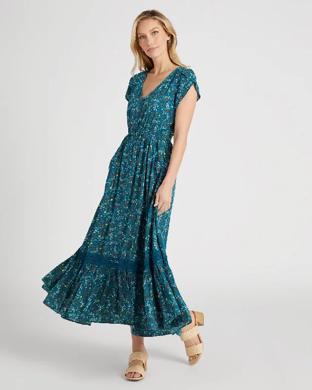 Dianthus Lace Insert Maxi Dress