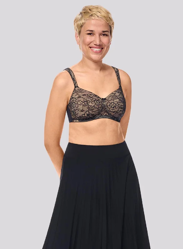 bralette bras for a trendy and comfortable styleAmoena: Camilla Soft Padded Bra Black Sand bralette bras for a trendy and comfortable styleAmoena: Camilla Soft Padded Bra Black Sand