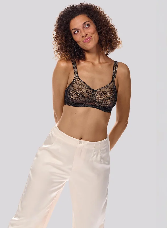 moisture wicking sports bras for sweaty workoutsAmoena: Camilla Soft Wire Free Mastectomy Bra Black Sand moisture wicking sports bras for sweaty workoutsAmoena: Camilla Soft Wire Free Mastectomy Bra Black Sand