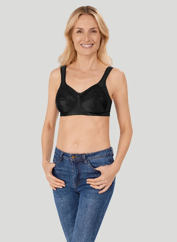 Amoena: Isadora Soft Cup Mastectomy Bra Black