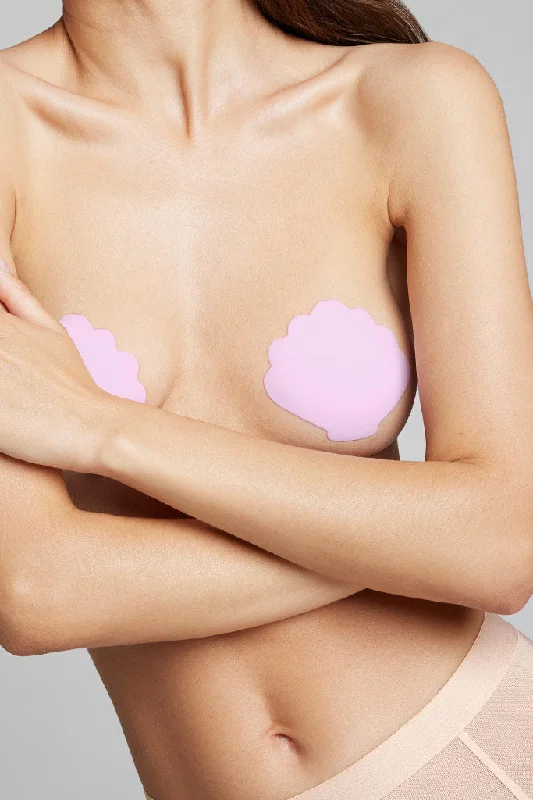 wireless bras for a natural feelShell Pasties in Babe