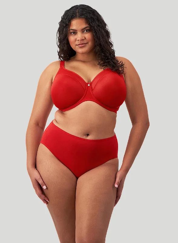 Elomi: Elomi Smooth Moulded Non Padded Bra Haute Red