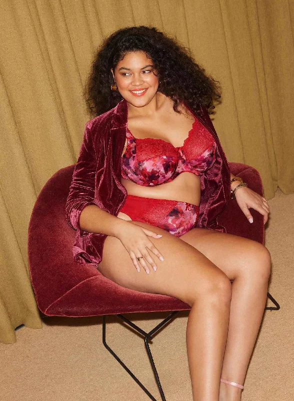 Elomi: Morgan Underwired Banded Bra Berry Crush