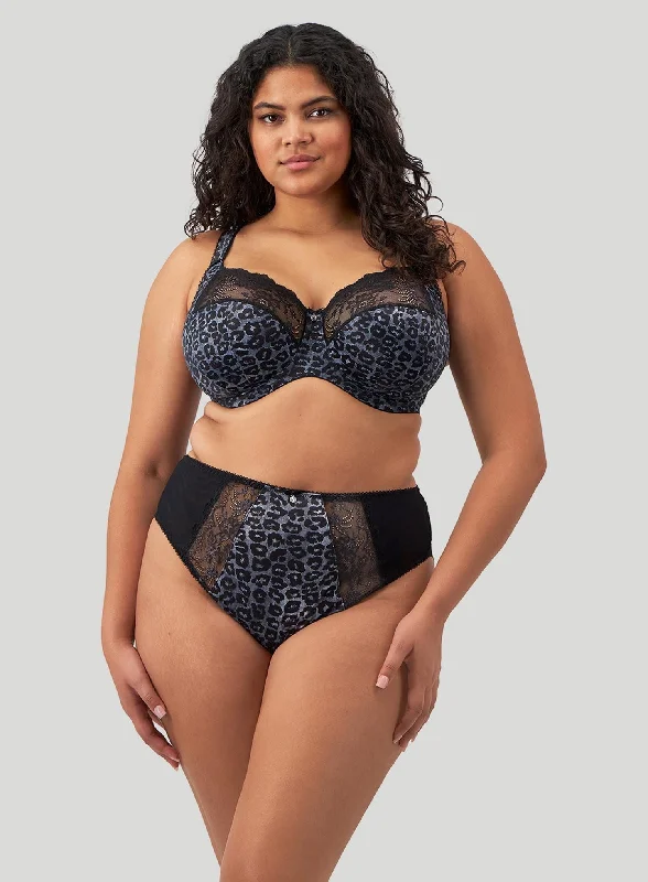 full cup bras for complete coverageElomi: Morgan Underwired Banded Bra Snow Leopard