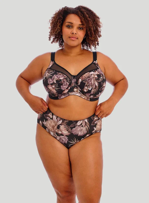 Goddess: Kayla Banded Underwired Bra Dark Tropical