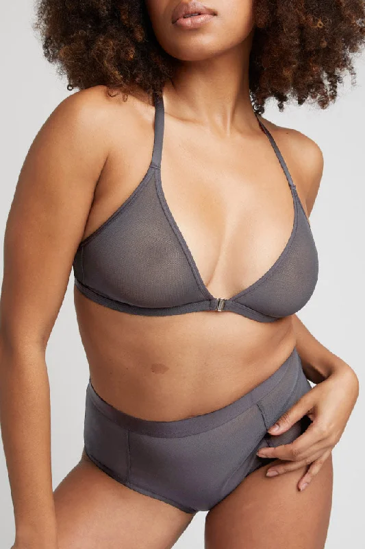 bralette sports bras for light exerciseSieve Racerback Bra in Graphite