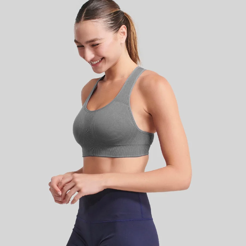 plus size nursing bras for breastfeeding momsThe Nowsunday Racerback Sports Bra (Sewn In Pads)