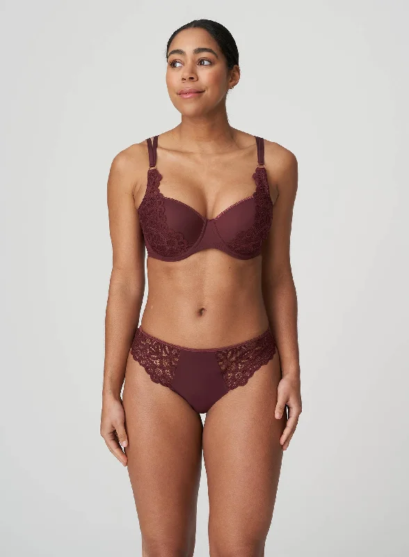 lace bras for a romantic lookPrimaDonna Twist: First Night Padded Balcony Bra Merlot