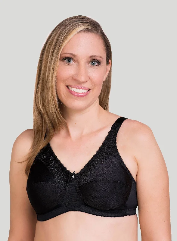 push up bras for enhanced cleavageTrulife: Barbara Lace Mastectomy Bra Black