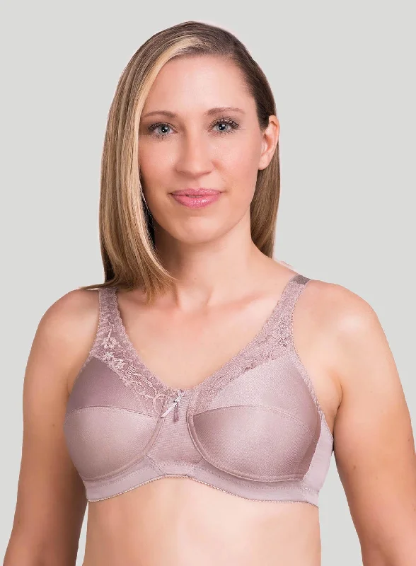 plus size bralette bras for comfortTrulife: Barbara Lace Mastectomy Bra Sandstone