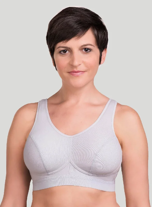 plus size bralette bras for comfortTrulife: Sophia Mastectomy Bra Grey